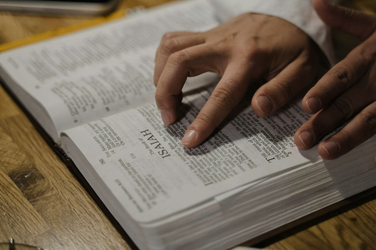 Open Bible reminding believers of God's peace during sleepless nights
