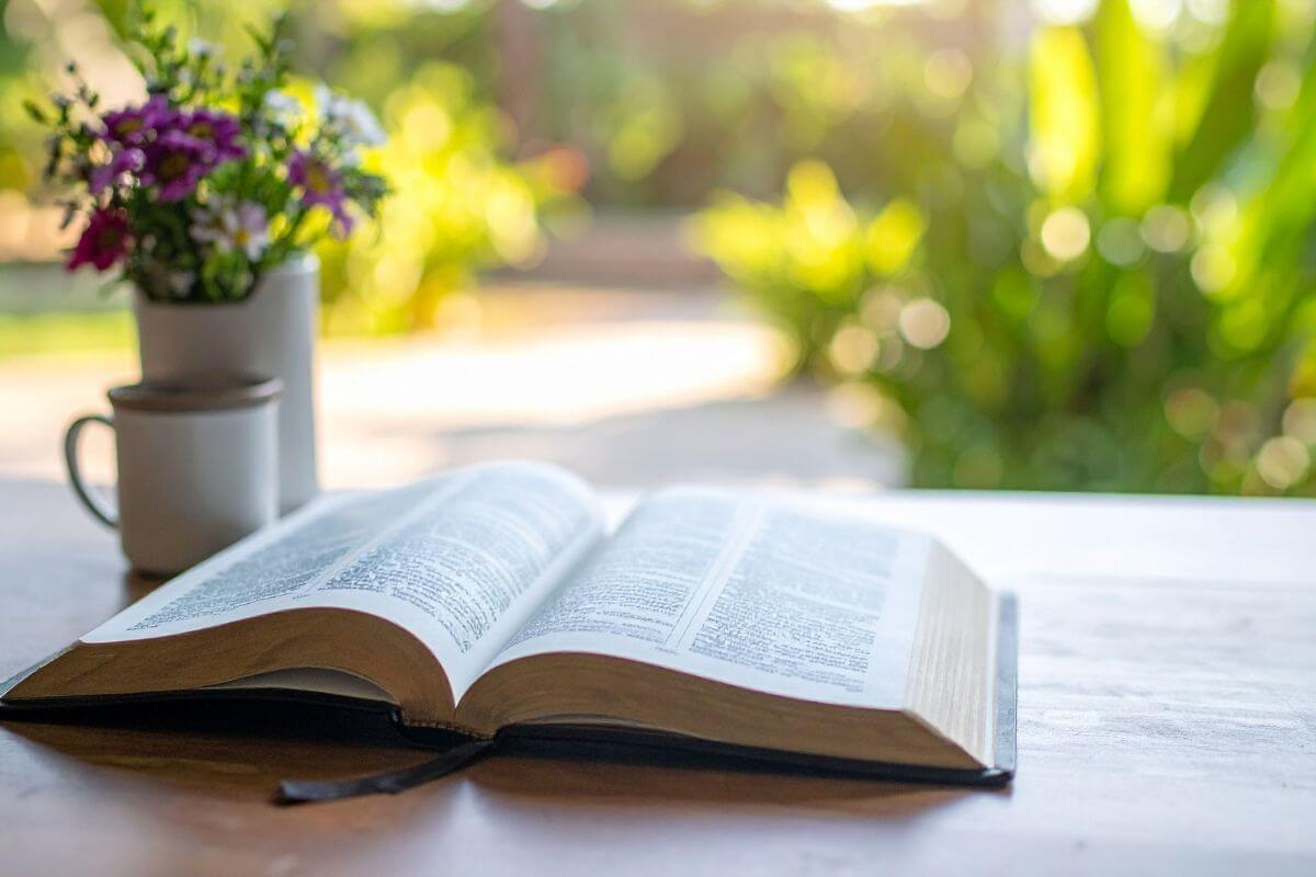 Open Bible showing how God's truth overcomes fear and doubt through Scripture.