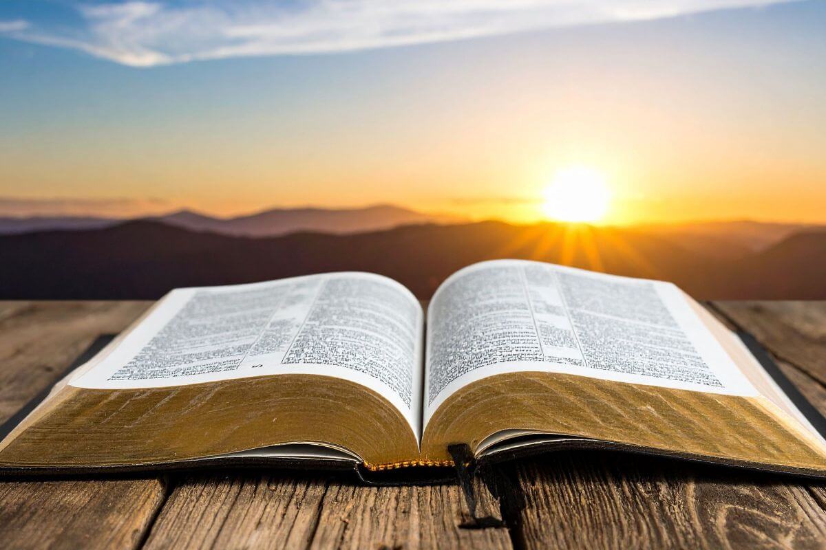 Open Bible showing Bible verses for sleepless nights and racing thoughts